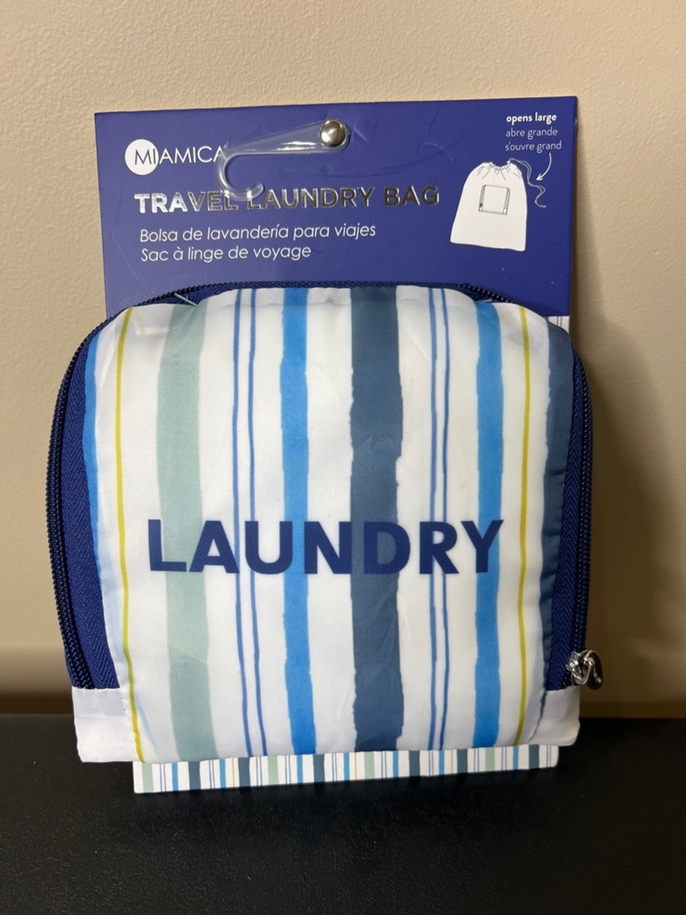 Miamica | Striped Laundry Pouch